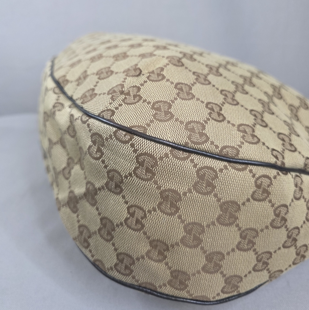 ✨️GUCCI GG Canvas Web New Ladies Hobo Bag - Picture 12 of 16
